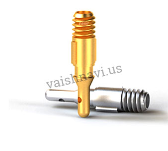Nickle Plated Brass Bicycle Tube Valve